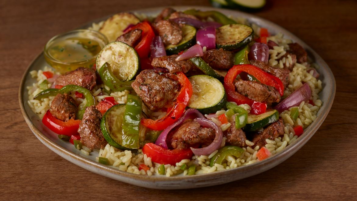 Deconstructed Steak Kabobs